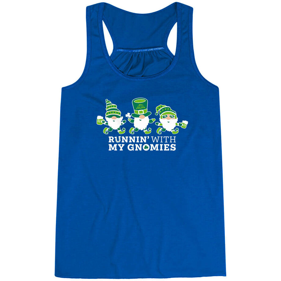 Flowy Racerback Tank Top - Runnin' With My Gnomies&reg; - Lucky