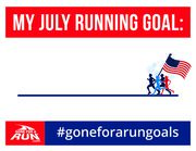 Running Goal (Printable Sheet)