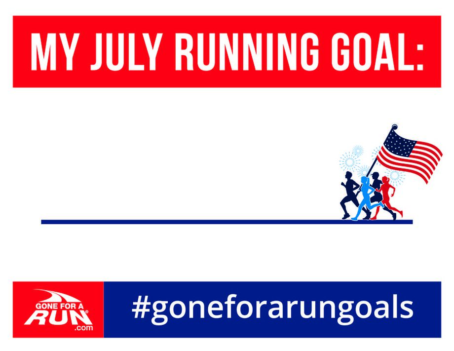 Running Goal (Printable Sheet)