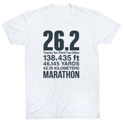 Running Short Sleeve T-Shirt - 26.2 Math Miles