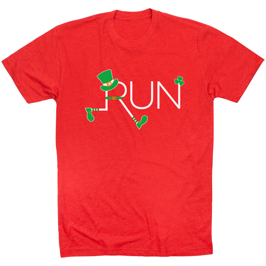 Running Short Sleeve T-Shirt - Let's Run Lucky