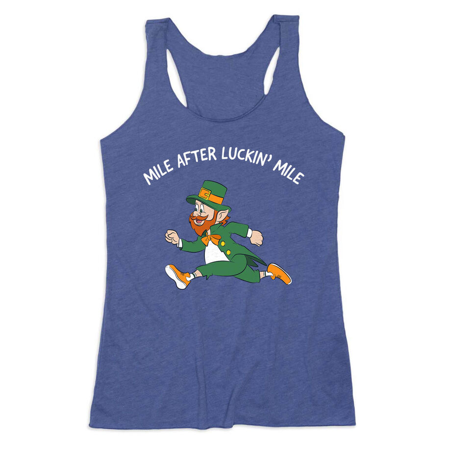Women's Everyday Tank Top - Mile After Luckin Mile