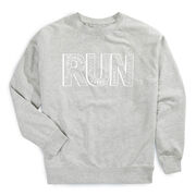 Running Raglan Crew Neck Pullover - Run With Inspiration