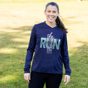 Women's Long Sleeve Tech Tee - She Believed She Could So She Did 13.1