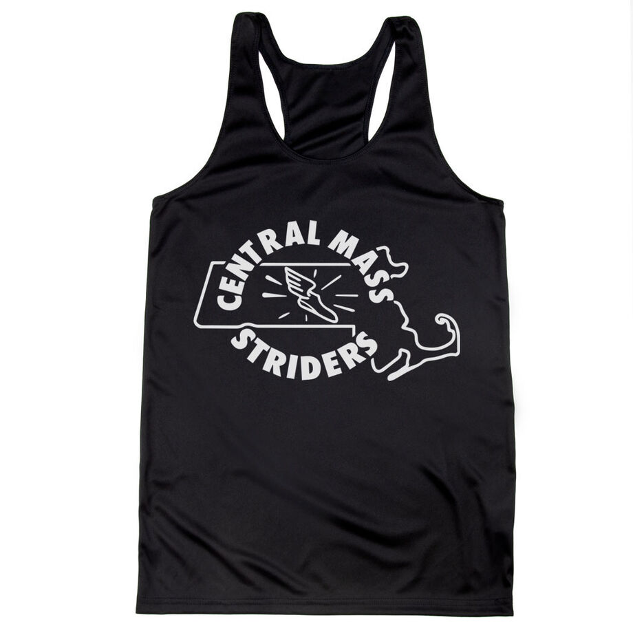 Women's Racerback Performance Tank Top - Central Mass Striders