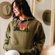 Statement Fleece Hoodie -  Happy Hour