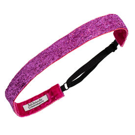 Running Juliband Non-Slip Deluxe Headband - Pink Glitter