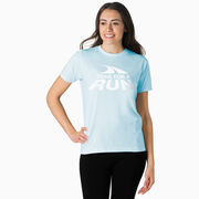 Running Short Sleeve T- Shirt - Gone For a Run&reg; White Logo