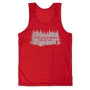 Men's Hiking Performance Tank Top - Into the Forest I Must Go Hiking