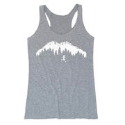 Women's Everyday Tank Top - Trail Runner in the Mountains