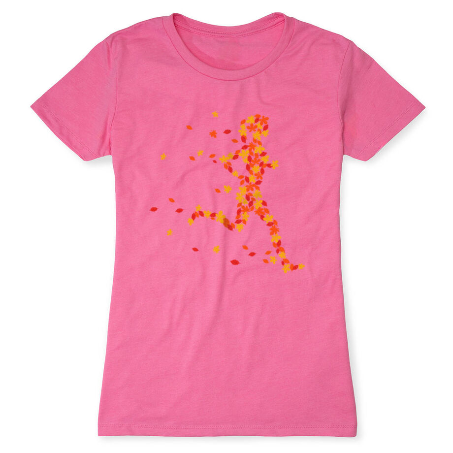 Women's Everyday Runners Tee - Autumn Runner Girl