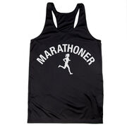 Women's Racerback Performance Tank Top - Marathoner Girl