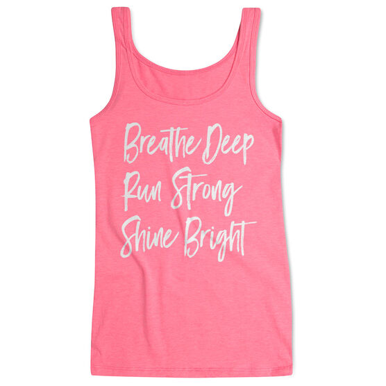 Running Women's Athletic Tank Top - Breathe Deep Run Strong | Gone For ...