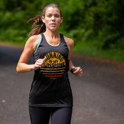 Women's Racerback Performance Tank Top - Running is My Sunshine