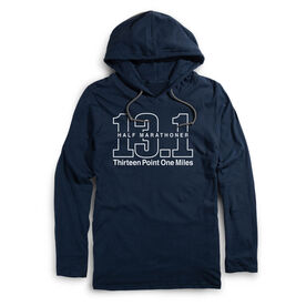 Running Lightweight Hoodie - Half Marathoner 13.1 Miles