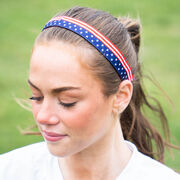 Athletic Juliband Non-Slip Headband - USA Flag