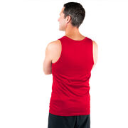 Men's Running Performance Tank Top - 26.2 Marathon Vertical