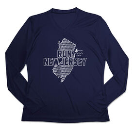 Women's Long Sleeve Tech Tee - Run New Jersey