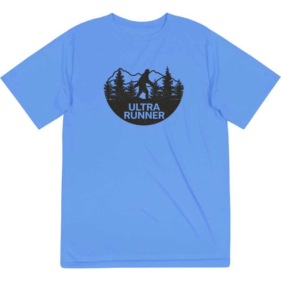 Men's Running Short Sleeve Performance Tee - Ultra Runner Bigfoot