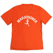 Women's Short Sleeve Tech Tee - Marathoner Girl