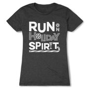 Women's Everyday Runners Tee -  Run On Holiday Spirit