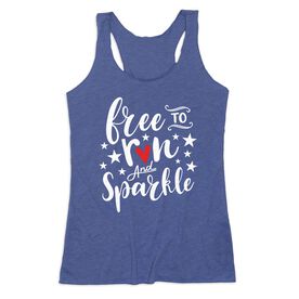 Women's Everyday Tank Top - Free To Run And Sparkle