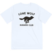 Men's Running Short Sleeve Tech Tee - Run Club Lone Wolf