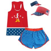 Super Runner with Stars Running Outfit