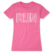 Womens Everyday Runners Tee Run With Inspiration