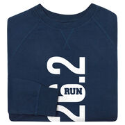 Running Raglan Crew Neck Pullover - Chicago 26.2 Vertical