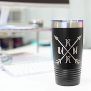 Running 20 oz. Double Insulated Tumbler - RUNR Crossed Arrows