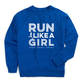 Running Raglan Crew Neck Pullover - Run Like A Girl® Road