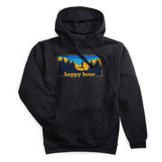 Statement Fleece Hoodie - Happy Hour Runner