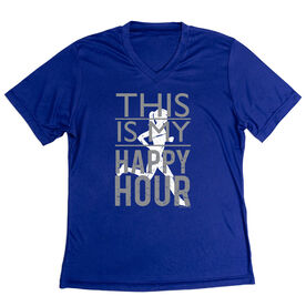 Women's Short Sleeve Tech Tee - This Is My Happy Hour