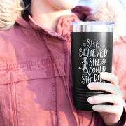 Running 20 oz. Double Insulated Tumbler - She Believed She Could So She Did