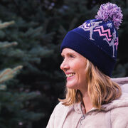 Running Knit Hat - Runner Girl Navy