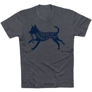 Running Short Sleeve T-Shirt - I'd Rather Be Running with My Dog