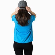 Running Short Sleeve T-Shirt - Trail Runner in the Mountains