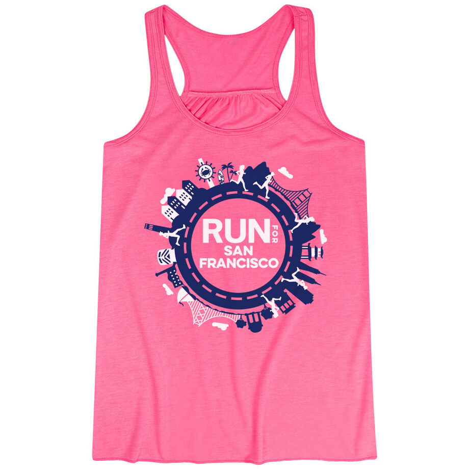 Flowy Racerback Tank Top - Run for San Francisco