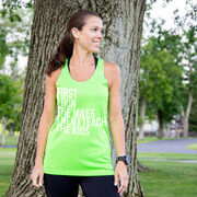 Women's Racerback Performance Tank Top - Then I Teach The Kids