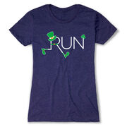 Running Women's Everyday Tee - Let's Run Lucky
