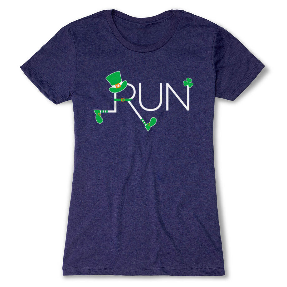 Running Women's Everyday Tee - Let's Run Lucky