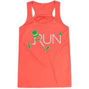 Running Flowy Racerback Tank Top - Let's Run Lucky