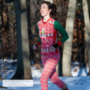 Women's Running Long Sleeve Performance Tee - Ugly Sweater