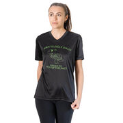 Women's Short Sleeve Tech Tee - Born to Dilly Dally