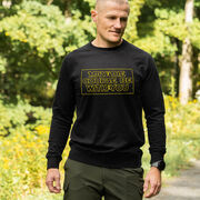 Running Raglan Crew Neck Pullover - May the Course Be with You