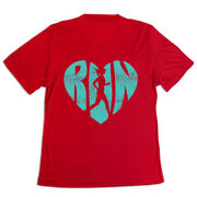 Women's Short Sleeve Tech Tee - Love The Run