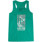 Flowy Racerback Tank Top - A Road Less Traveled - Marathoner