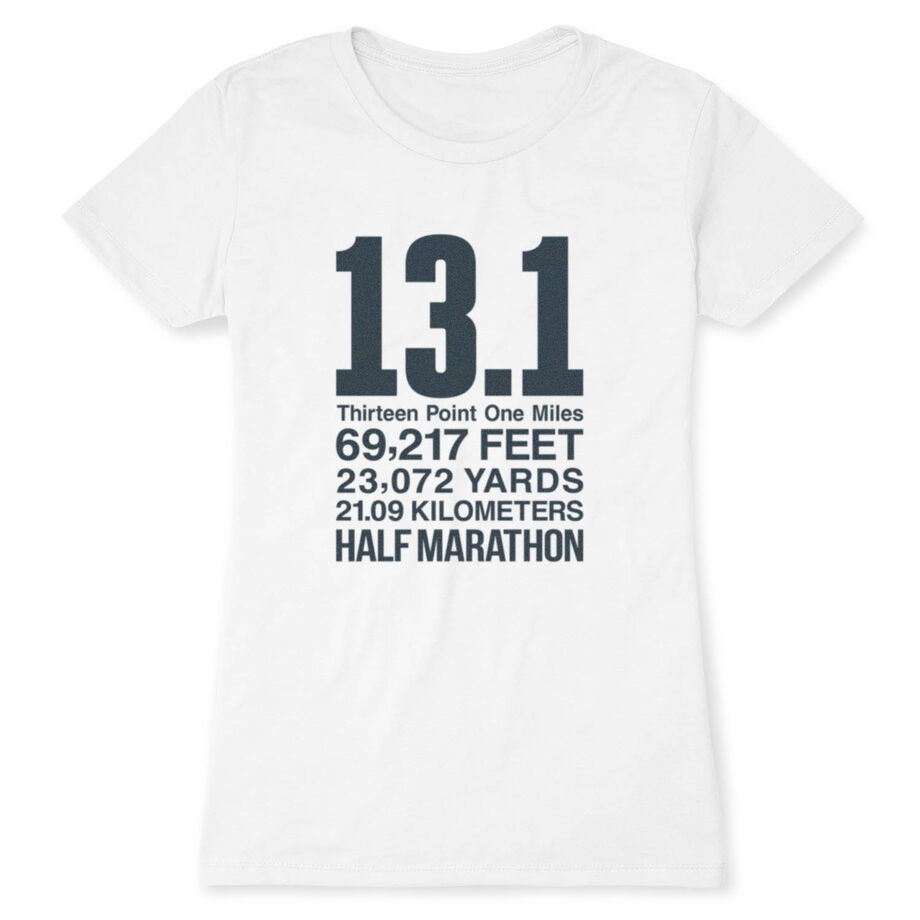 Running Women's Everyday Tee - 13.1 Math Miles