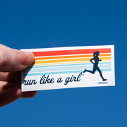 Running Sticker - Run Like a Girl